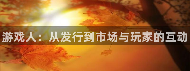 广州亿万28网络科技有限公司电话：游戏人：从发行到市场与玩家的互动
