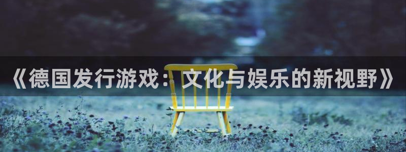 亿万28子怎么样：《德国发行游戏：文化与娱乐的新视野》
